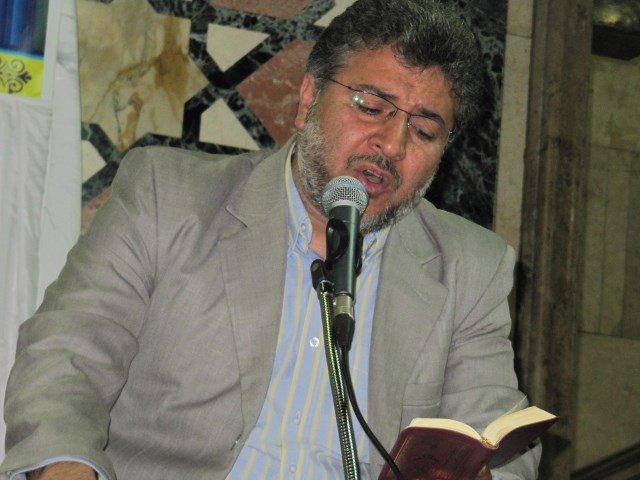 تلاوت جهانبخش فرجی ماه رمضان سال گذشته 1391 در مسجد استقلال مراسم نماز جمعه در جاکارتا اندونزی